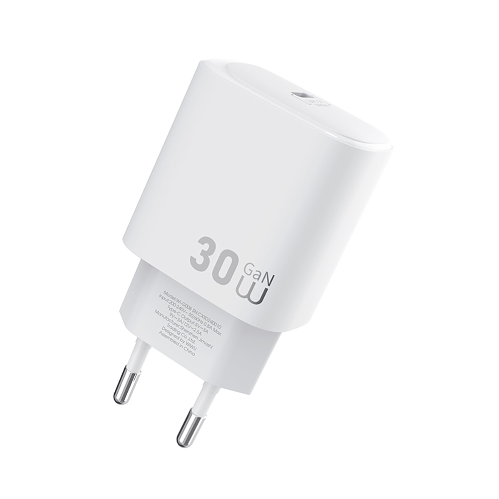 Wiwu Wi-G008 Essen Serisi GaN Tech PD Hızlı Şarj Özellikli Şarj Başlığı 30W - 3