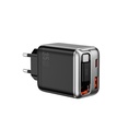 Wiwu Wi-G029 Helix Serisi GaN Teknolojili Hızlı Şarj Başlığı USB-A to Type-C PD 35W Type-C Kablolu Şarj Seti - 2