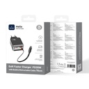 Wiwu Wi-G029 Helix Serisi GaN Teknolojili Hızlı Şarj Başlığı USB-A to Type-C PD 35W Type-C Kablolu Şarj Seti - 3