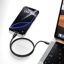 Recci RS50CL Type-C to Lightning PD Örgü Tasarımlı Hızlı Şarj Özellikli Data ve Şarj Kablosu 30W 1M - 2