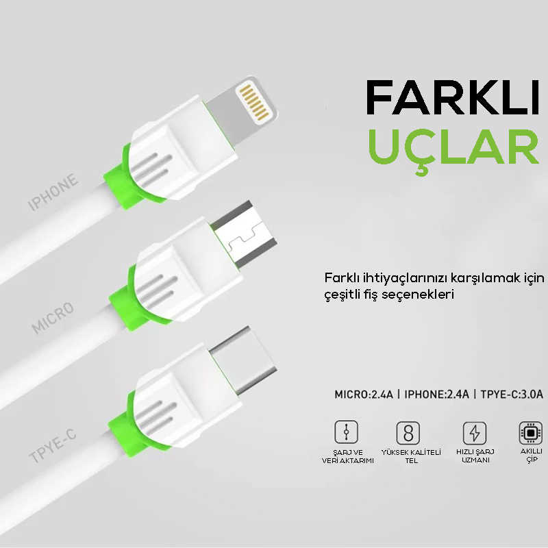 Zore LS32 Micro Usb Kablo - 7