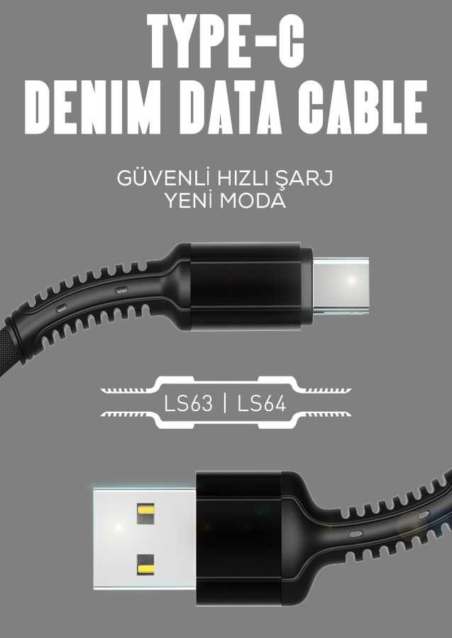 Zore LS63 Type-C Usb Kablo - 7
