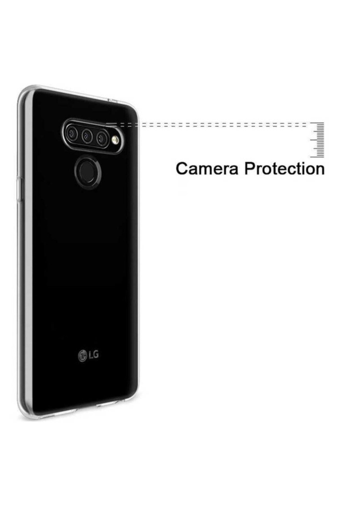 LG Q60 Uyumlu Kılıf Zore Süper Silikon Kapak