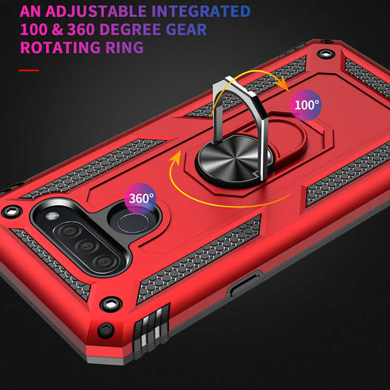 LG Q60 Uyumlu Kılıf Zore Vega Kapak - 6