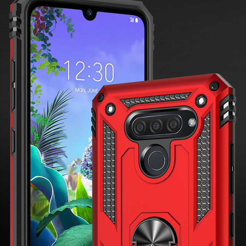 LG Q60 Uyumlu Kılıf Zore Vega Kapak - 9