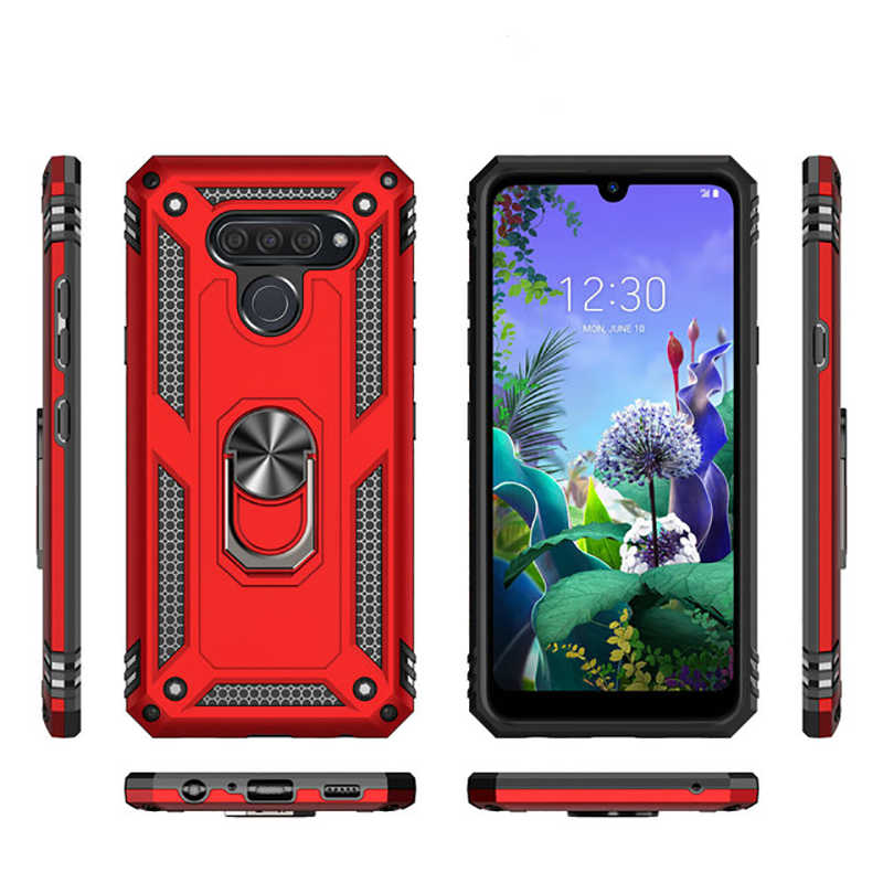 LG Q60 Uyumlu Kılıf Zore Vega Kapak - 8