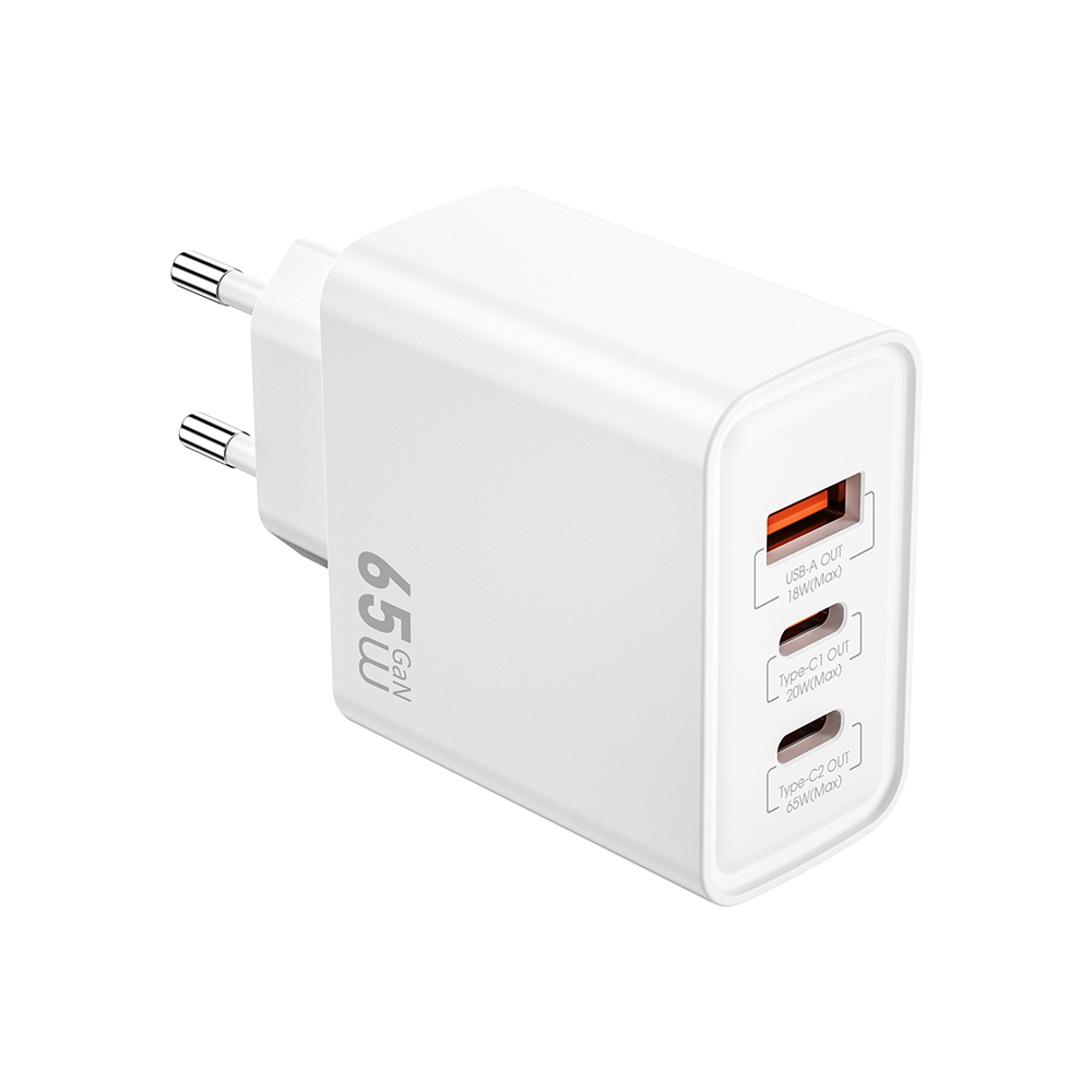 Wiwu Wi-G005 Essen Serisi GaN Tech PD Hızlı Şarj Özellikli Şarj Başlığı 65W - 1