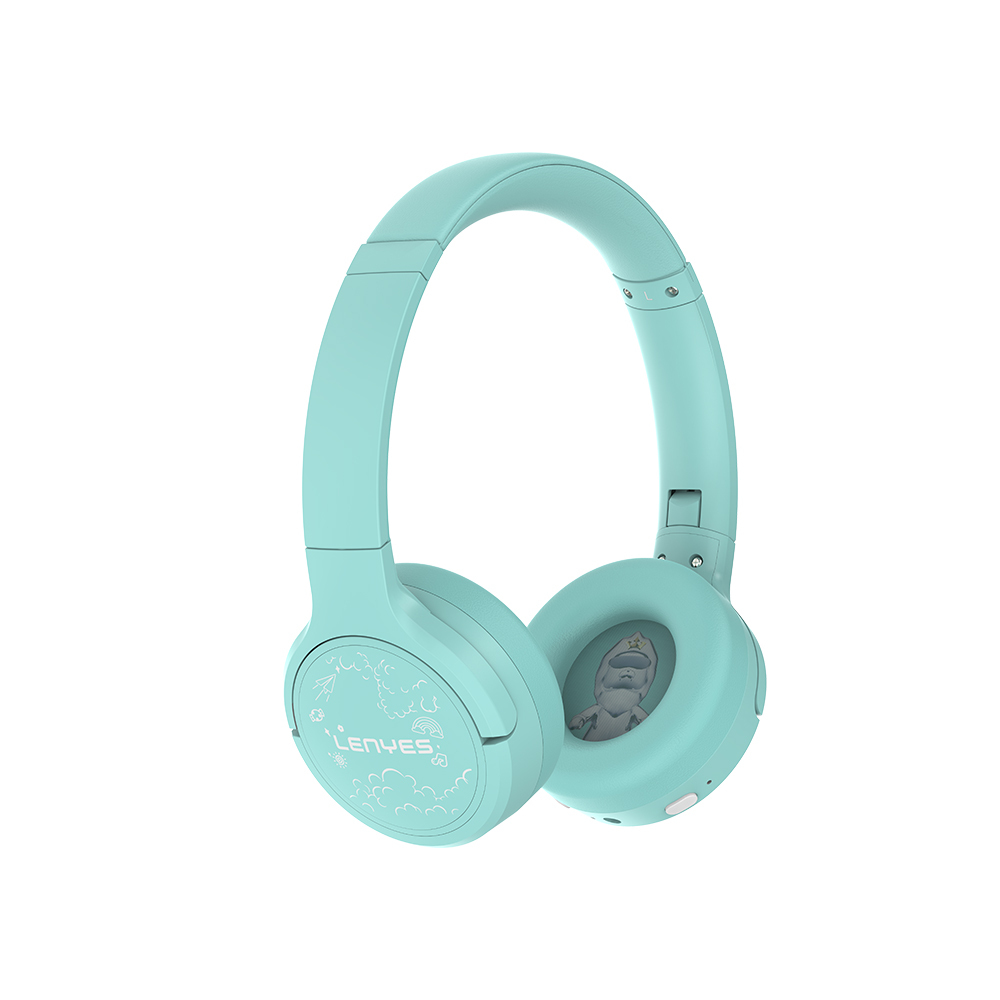 Lenyes LKH31 Ayarlanabilir Çocuklara Özel Kulak Üstü Kablolu ve Bluetooth Kulaklık v5.4 - 3