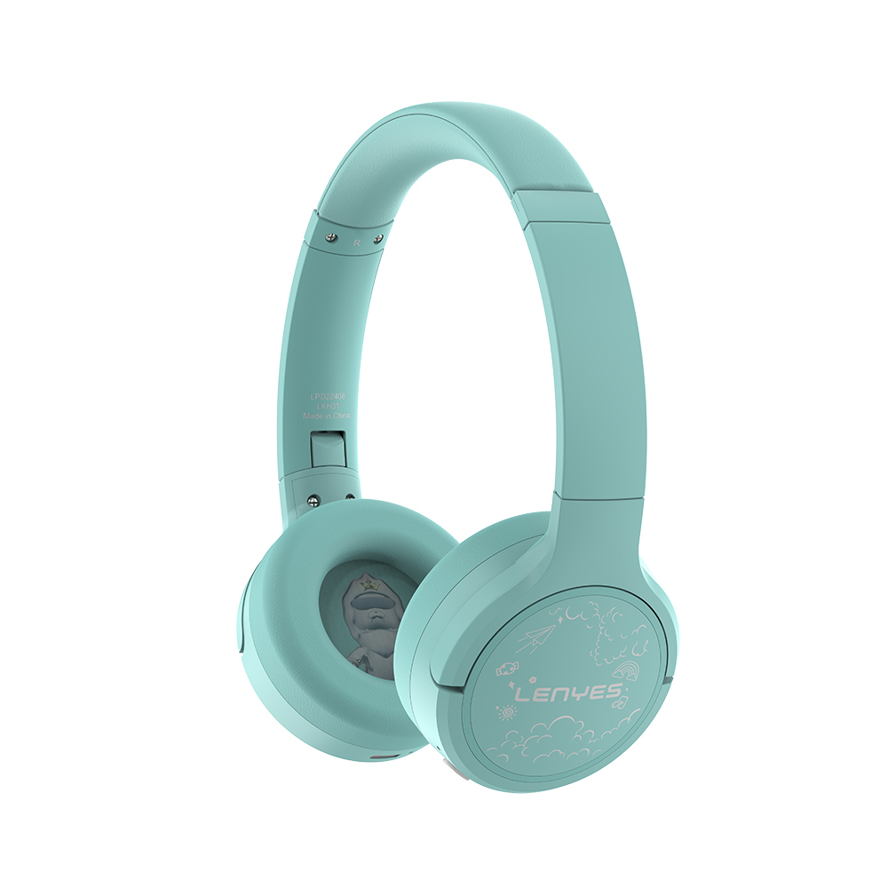 Lenyes LKH31 Ayarlanabilir Çocuklara Özel Kulak Üstü Kablolu ve Bluetooth Kulaklık v5.4 - 4