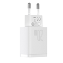 Baseus Compact 20W USB + TYPE-C Çıkışlı QC3.0 Hızlı Şarj Başlığı Şarj Aleti