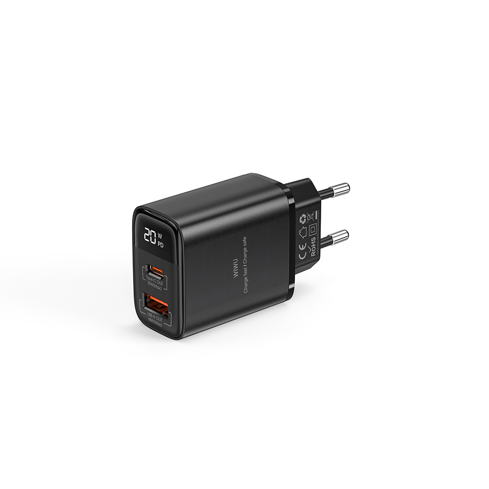 Wiwu Wi-G009 Firefly Serisi GaN Tech PD Hızlı Şarj Özellikli Şarj Başlığı 20W - 1