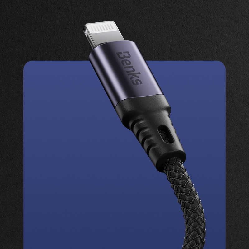 Benks M16 MFI Speedywind PD - Lightning Fast Charging Kablo - 5