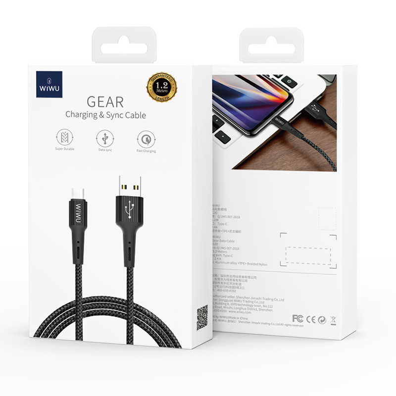 Wiwu G10 Gear Charging Micro Kablo - 5