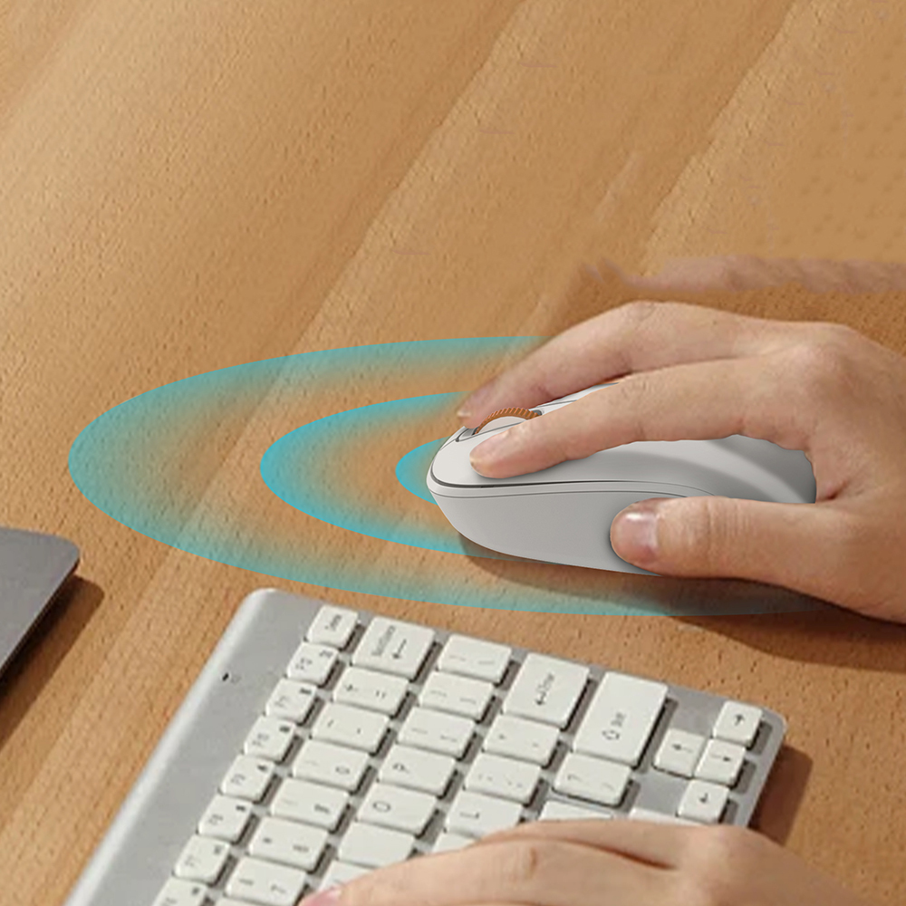 Lenyes WS101 Sessiz Buton Tasarımlı Ergonomik 2.4G Kablosuz Mouse 1600 DPI - 9