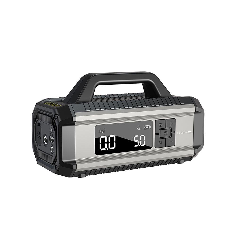 Lenyes LCI202 LED Işıklı Araç Akü Acil Durum Takviye Güç Kaynağı ve Hava Kompresörü 12V 150W 10000mAh - 4