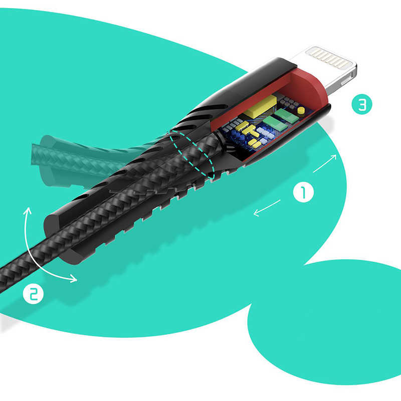 Xipin LX18 Type-C Usb Kablo 1.2M - 4