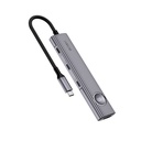 Wiwu Wi-HB8001 Travel Serisi 8in1 HDMI (4K@60Hz) Girişli 100W PD Type-C Hub Bağlantı İstasyonu - 2