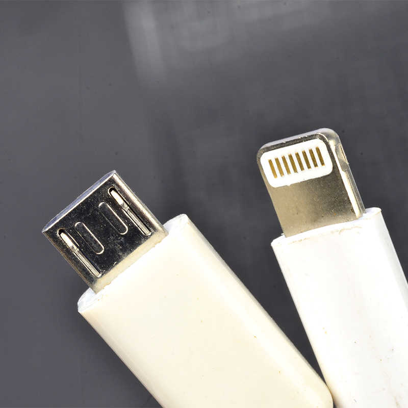 Zore Çiftli Lightning-Micro Kısa Usb Kablo - 1
