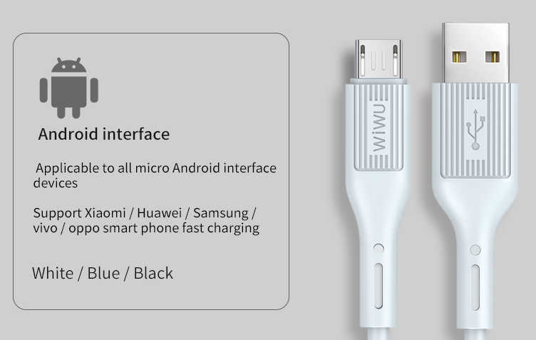Wiwu G40 Vivid Micro Usb Kablo - 5