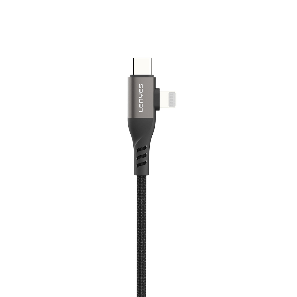 Lenyes LC501 4in1 A+C to C+L Şarj ve Data Kablosu 60W 1M - 3