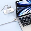 Wiwu 4in1 Raptor Serisi Çoklu USB-A + Type-C to Type-C + Lightning Şarj ve Data Kablosu 100W 120cm - 3