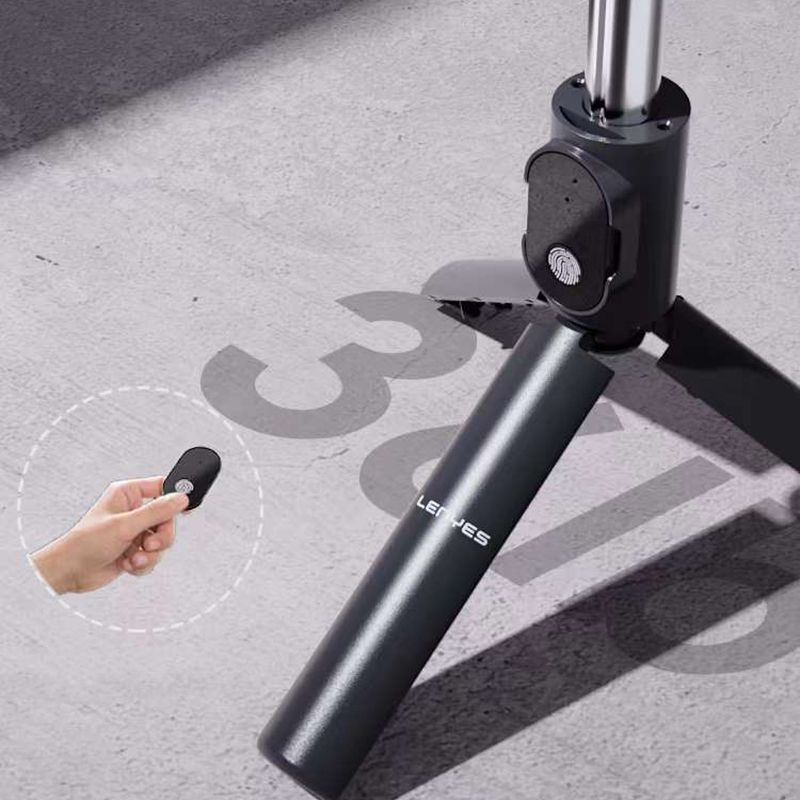 Lenyes LPH101 Canlı Yayın Dolgu Işıklı Tripod ve Selfie Çubuğu - 6