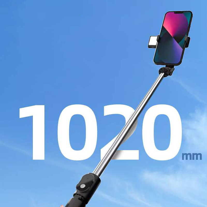 Lenyes LPH101 Canlı Yayın Dolgu Işıklı Tripod ve Selfie Çubuğu - 7