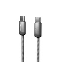Lenyes LC527 Spiral Magnetik Örgülü Tasarım Type-C to Type-C Hızlı Şarj Özellikli Data ve Şarj Kablosu 60W 1M - 2