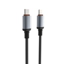 Lenyes LC528 Type-C to Lightning Hızlı Şarj Özellikli Örgülü Data ve Şarj Kablosu 27W 1M - 1