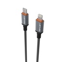 Lenyes LC528 Type-C to Lightning Hızlı Şarj Özellikli Örgülü Data ve Şarj Kablosu 27W 1M - 4