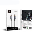 Lenyes LC528 Type-C to Lightning Hızlı Şarj Özellikli Örgülü Data ve Şarj Kablosu 27W 1M - 5