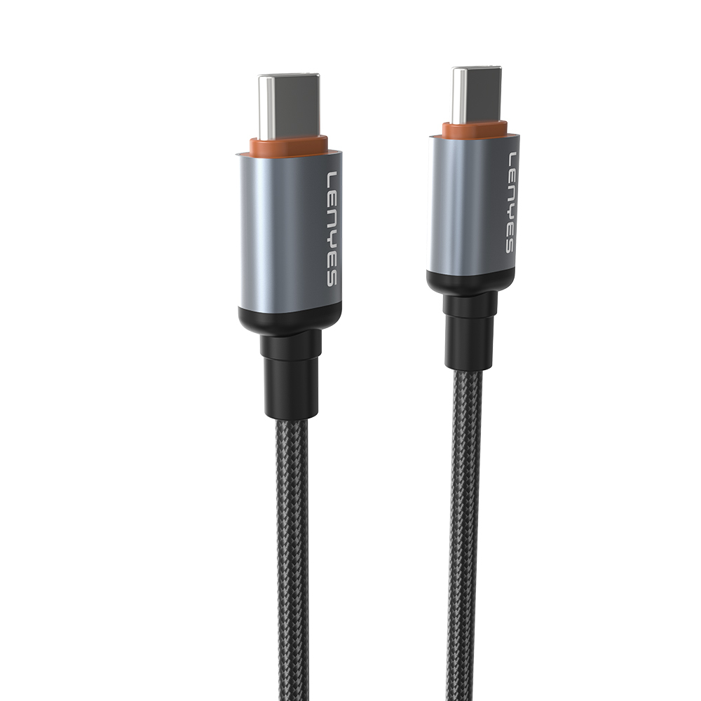 Lenyes LC528 Type-C to Type-C Hızlı Şarj Özellikli Örgülü Data ve Şarj Kablosu 60W 1M - 2