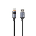Lenyes LC529 USB-A to Type-C LED Dijital Göstergeli Hızlı Şarj Özellikli Data ve Şarj Kablosu 66W 1M - 1