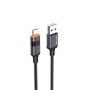 Lenyes LC529 USB-A to Type-C LED Dijital Göstergeli Hızlı Şarj Özellikli Data ve Şarj Kablosu 66W 1M - 3