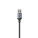 Lenyes LC529 USB-A to Type-C LED Dijital Göstergeli Hızlı Şarj Özellikli Data ve Şarj Kablosu 66W 1M - 5