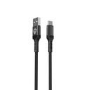 Lenyes LC980 USB-A to Type-C LED Hızlı Şarj Özellikli Örgülü Data ve Şarj Kablosu 1M 2.4A - 1