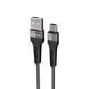 Lenyes LC987 USB-A to Type-C Hızlı Şarj Özellikli Örgülü Data ve Şarj Kablosu 1M 2.4A - 2