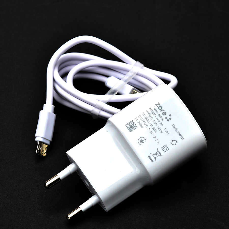Zore Metro Serisi ZR-TC01 Micro 2 in 1 Şarj Seti - 1