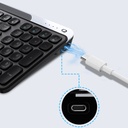 Lenyes WK106 Sessiz Tuş Tasarımlı Entegre Stand Bölmeli Çift Bluetooth Bağlantılı 2.4G Kablosuz Klavye - 5