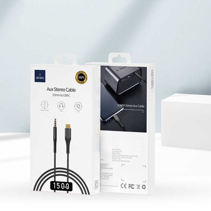 Wiwu YP-03 Type-C To Aux Audio Kablo - 2