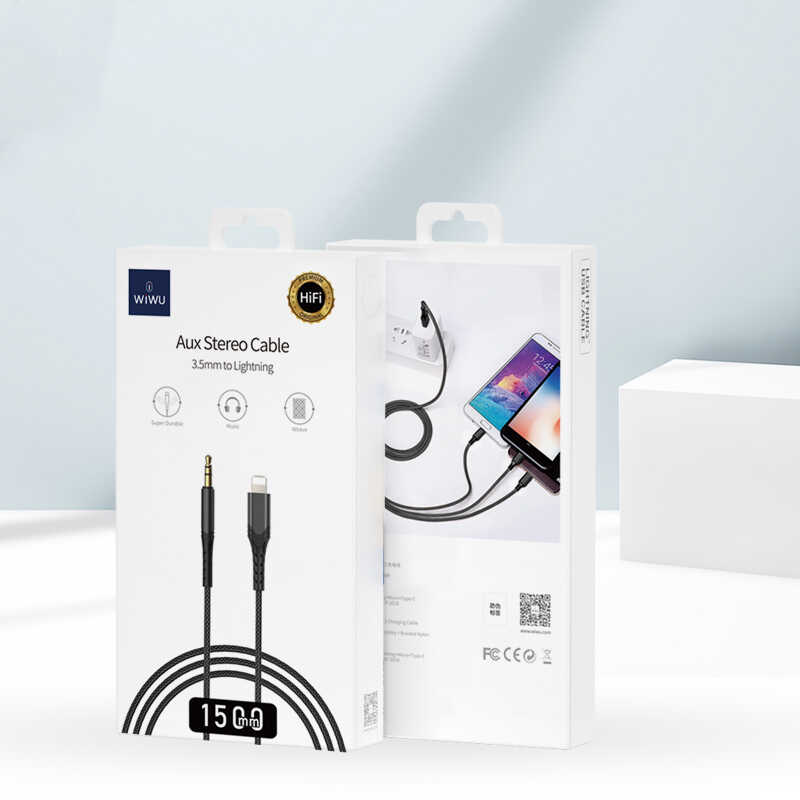Wiwu YP-02 Lightning To Aux Audio Kablo - 2