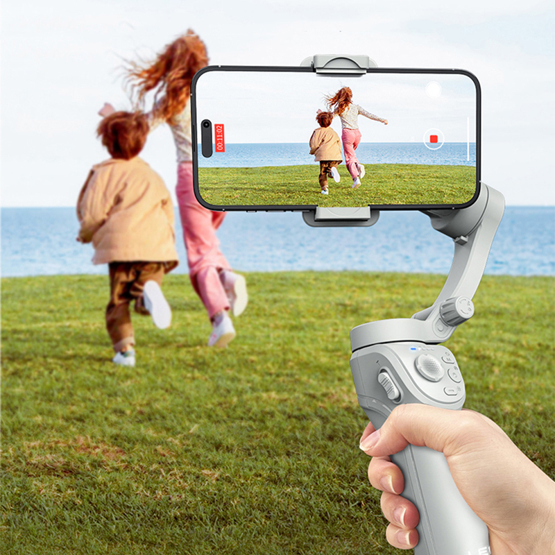 Lenyes LPH105 Taşınabilir M01 3 Eksenli El Tipi Aparatlı Gimbal Stabilizatör - 7