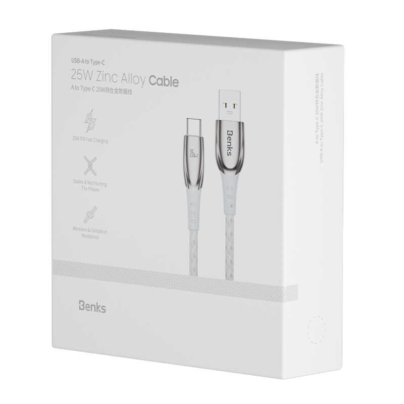 Benks D40 25W Type-C Usb Kablo 1.2M - 5