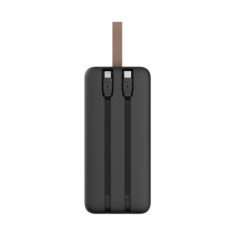 Lenyes PXD487D Dijital LED Göstergeli Type-C ve Lightning Kablolu Askılı Powerbank 22.5W 40.000mAh - 5