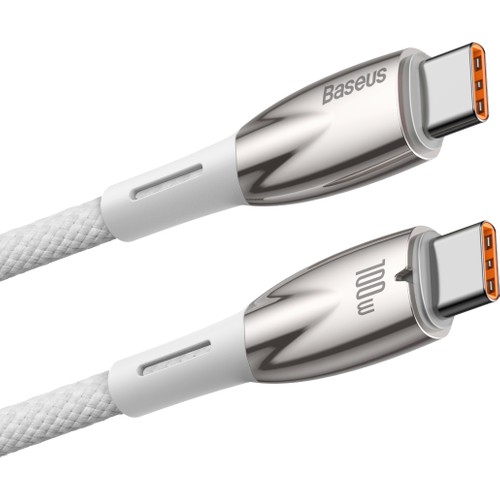 Baseus Glimmer Series Fast Charging Data Cable Type-C to Type-C 100W 2m