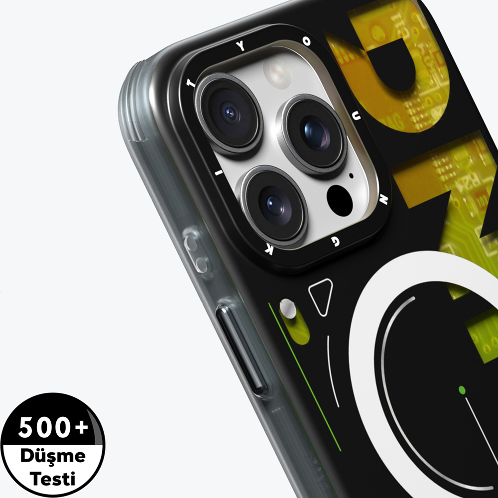 Apple iPhone 16 Pro Uyumlu Kılıf Magsafe Şarj Özellikli Airbagli Çift Katmanlı Youngkit Future Serisi Kapak - 12