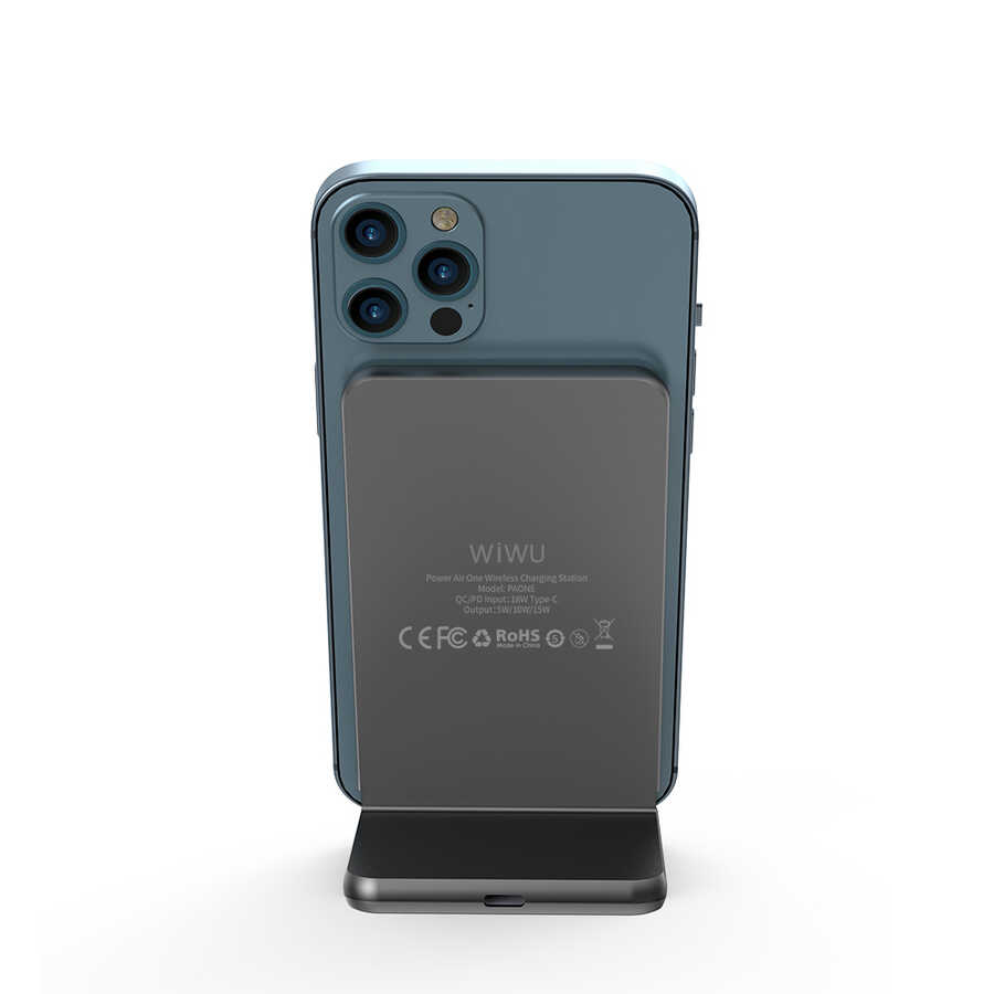 Wiwu Power Air One Kablosuz Şarj Standı - 5