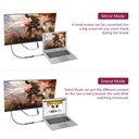 Qgeem QG-UA08 Type-C To Mini Display Dönüştürücü - 5