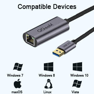Qgeem QG-UA05 Usb To RJ45 Dönüştürücü - 6