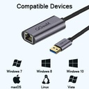 Qgeem QG-UA05 Usb To RJ45 Dönüştürücü - 6